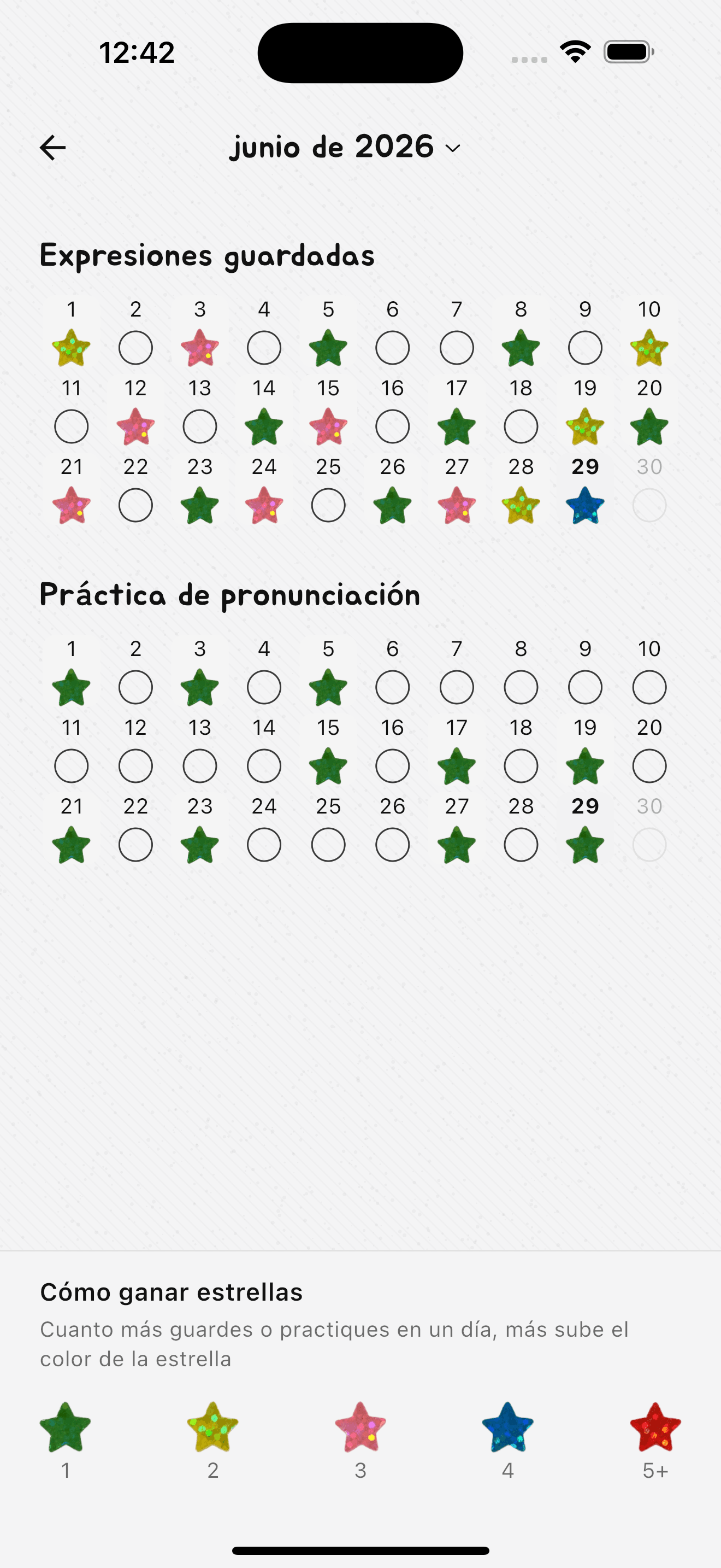 Calendario - LifeVocab