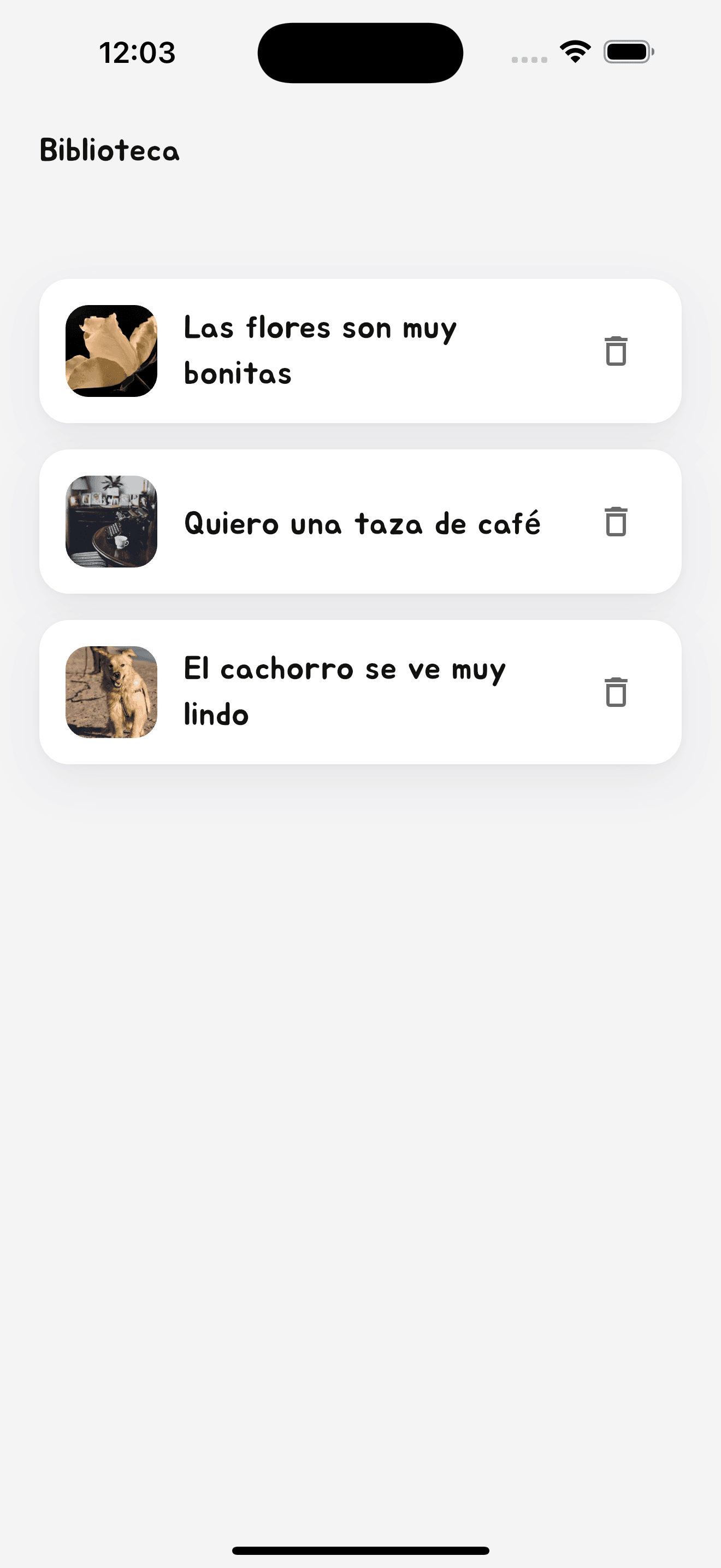 Biblioteca - LifeVocab